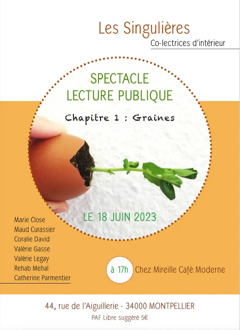 Spectacle - Lecture : GRAINES